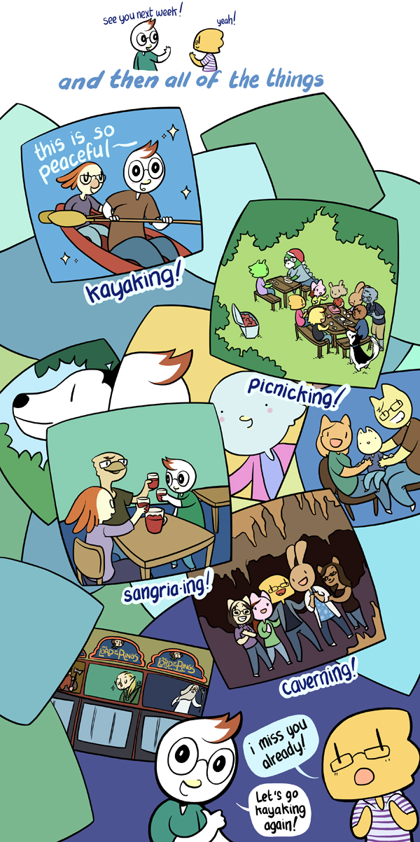 all of the delicious food